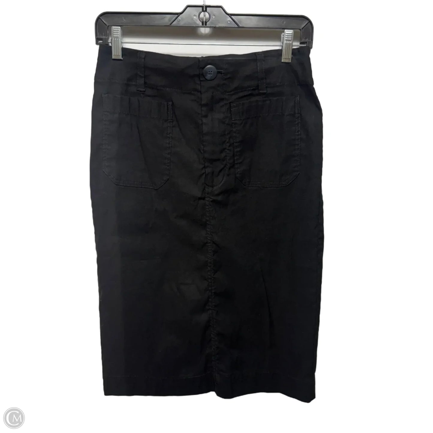 The Colette Midi Skirt By Maeve In Black, Size: S