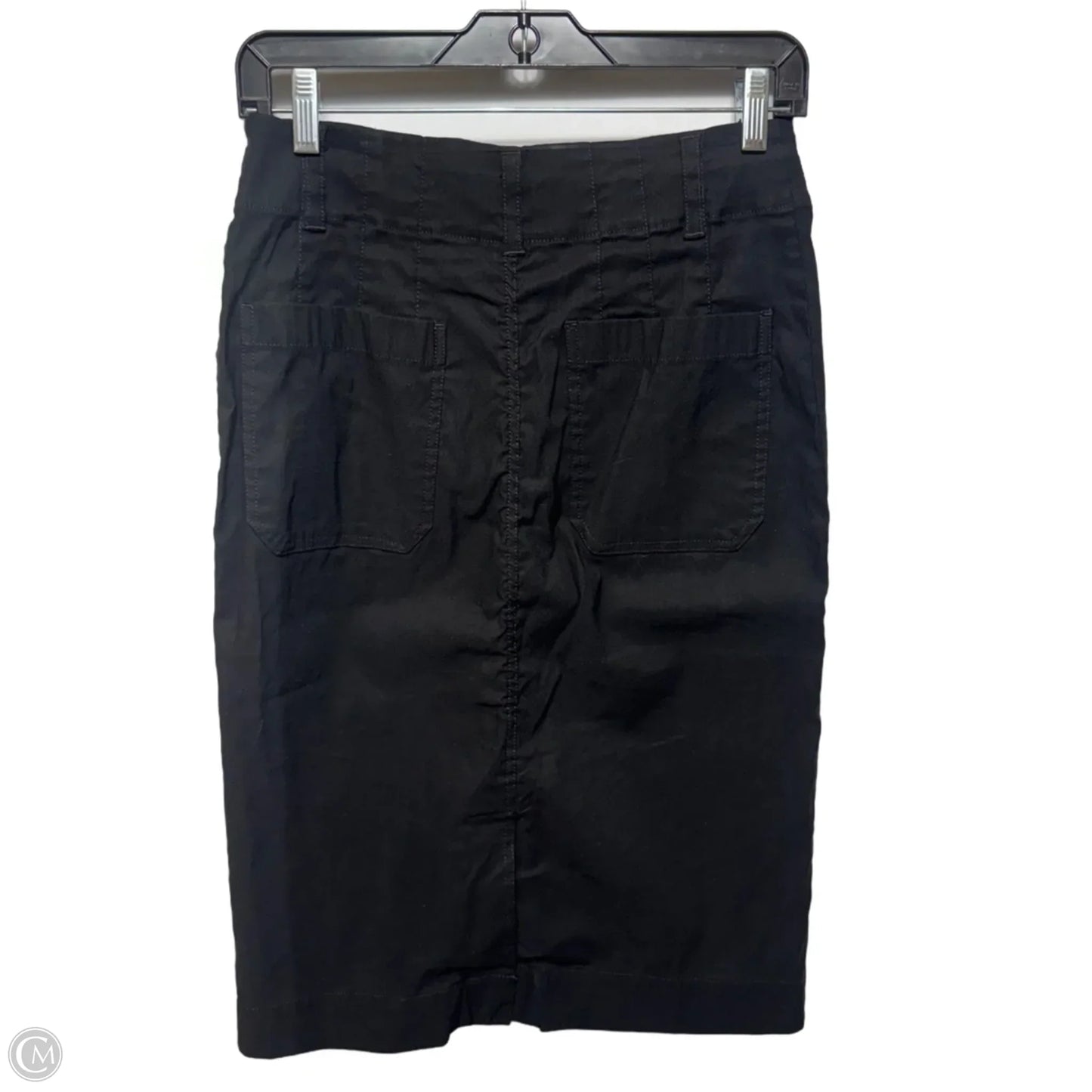 The Colette Midi Skirt By Maeve In Black, Size: S