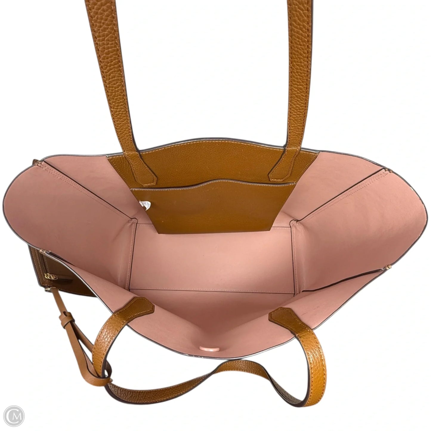 Blake Pebbled Leather Tote In Cortado/Pink Moon Designer By Tory Burch, Size: Large