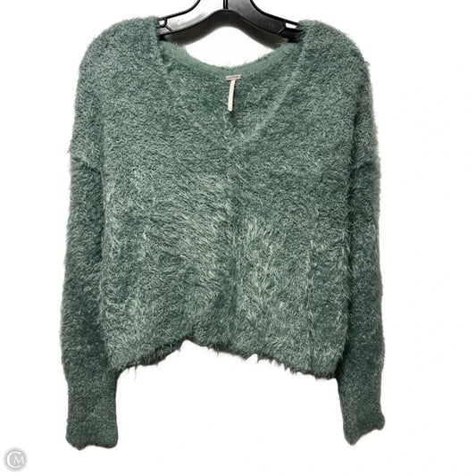 Sweater By Free People In Green, Size: Xs