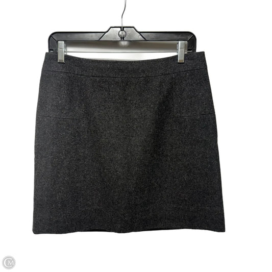 Wool Blend Skirt Mini & Short By J. Crew In Grey, Size: 8