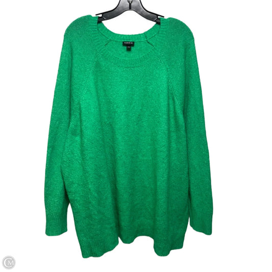 Sweater By Torrid In Green, Size: 4x