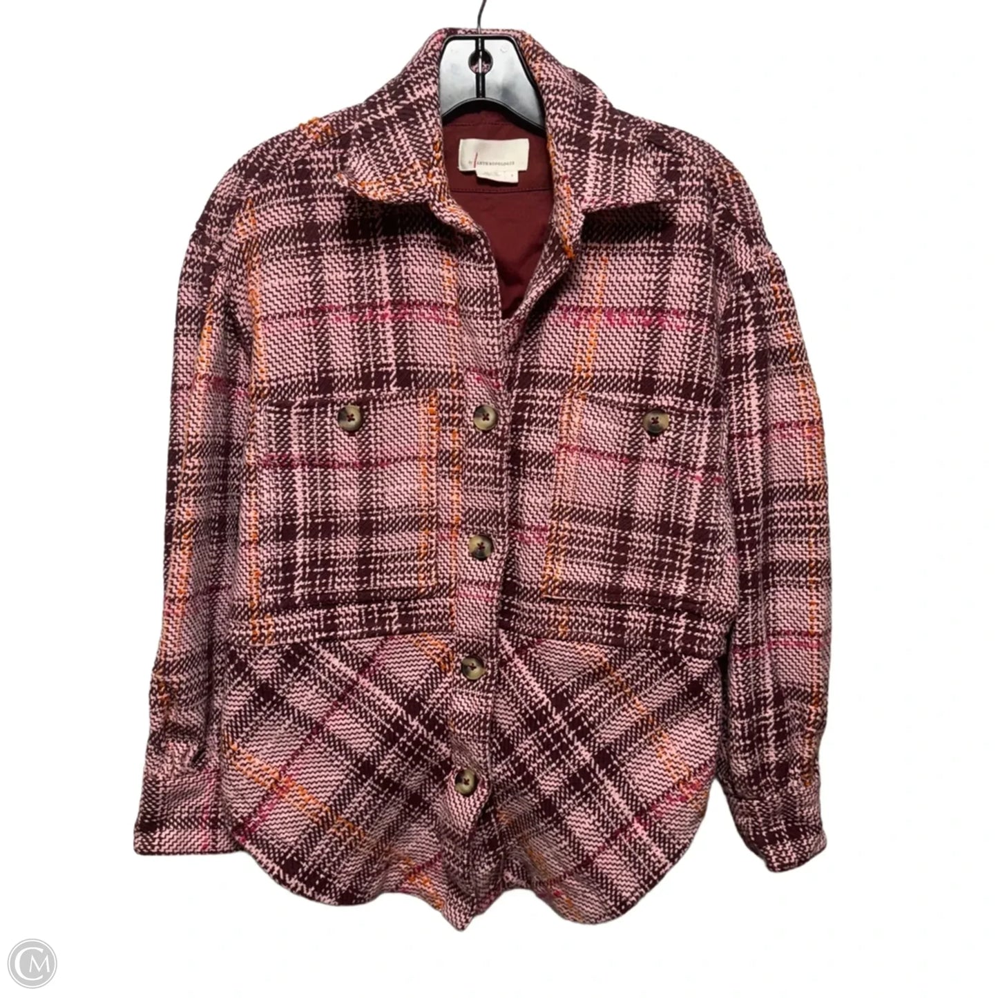 Hudson Plaid Shacket By Anthropologie In Multi-colored, Size: S