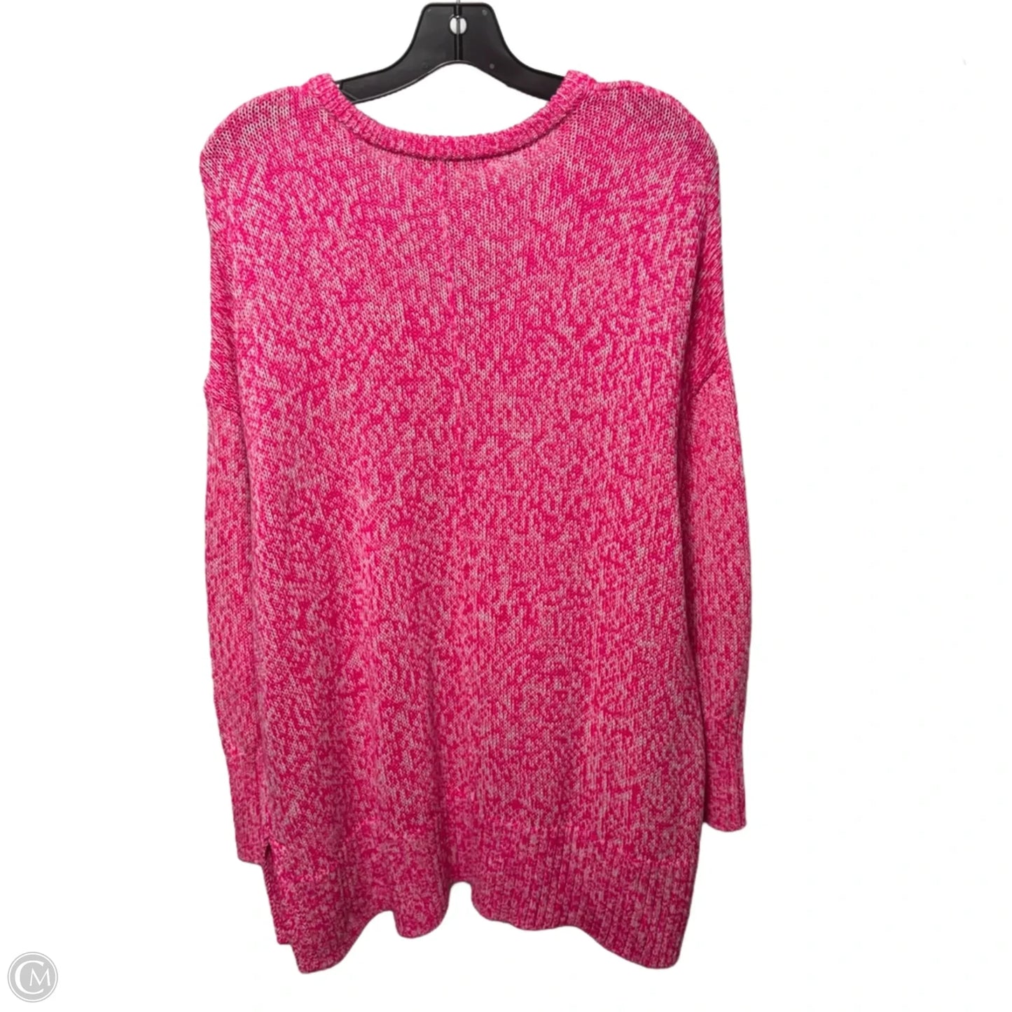 Sweater Designer By Lilly Pulitzer In Pink & White, Size: Xl