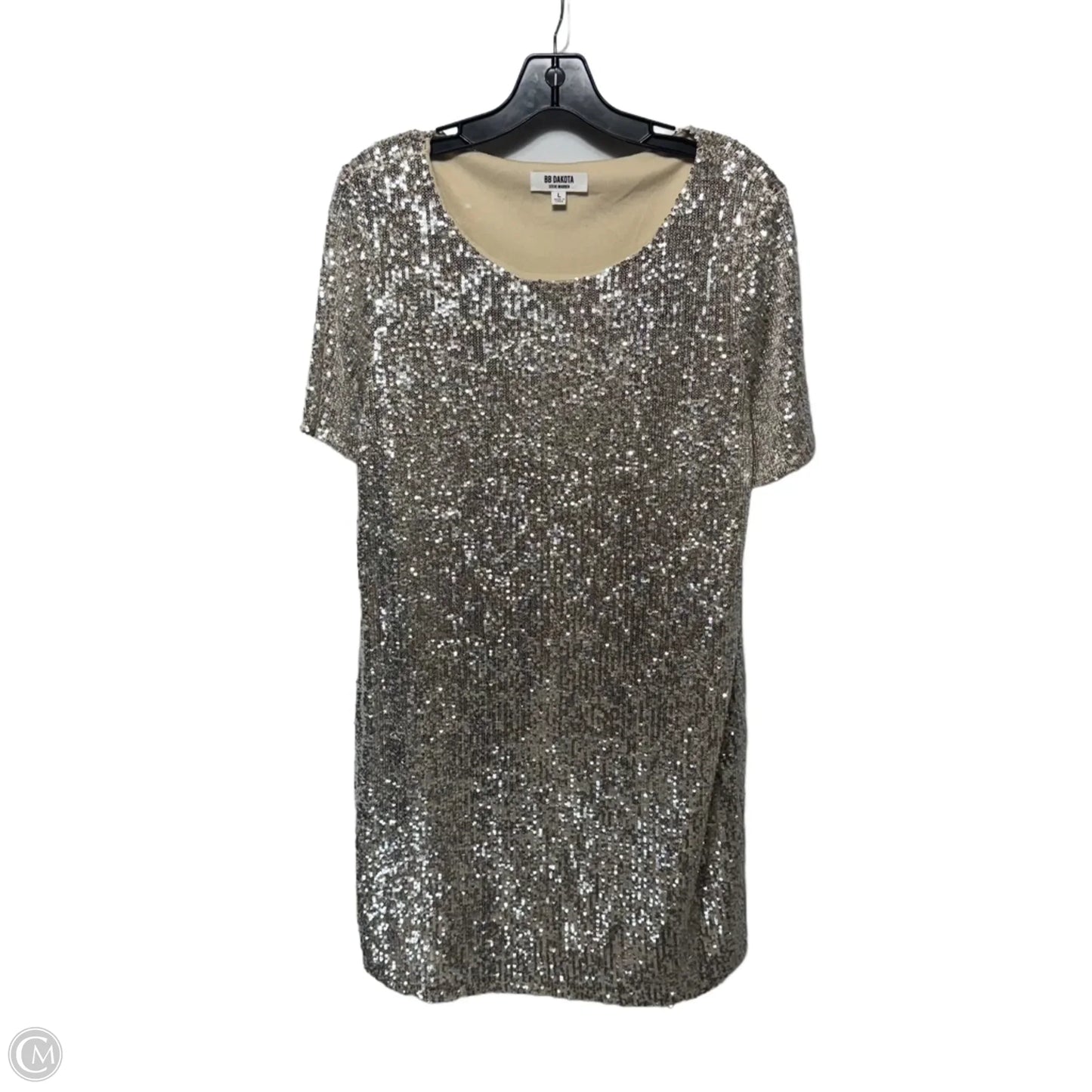Dress Party Short By Bb Dakota In Silver, Size: L