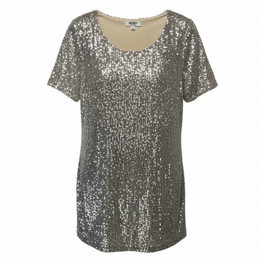 Dress Party Short By Bb Dakota In Silver, Size: L