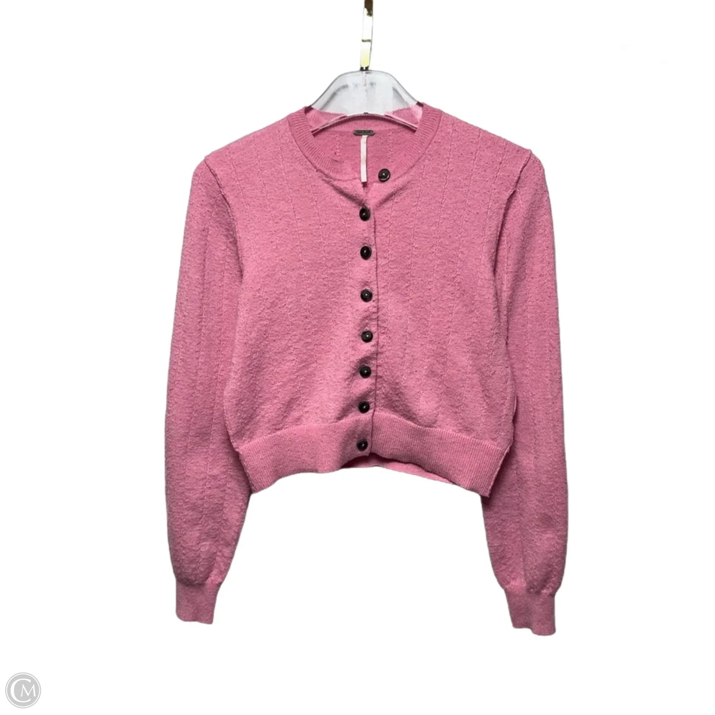 Sweater Cardigan By Free People In Pink, Size: S