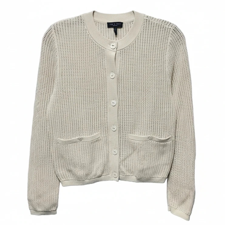 Viola Cardigan Sweater By Rag And Bone In Cream, Size: S