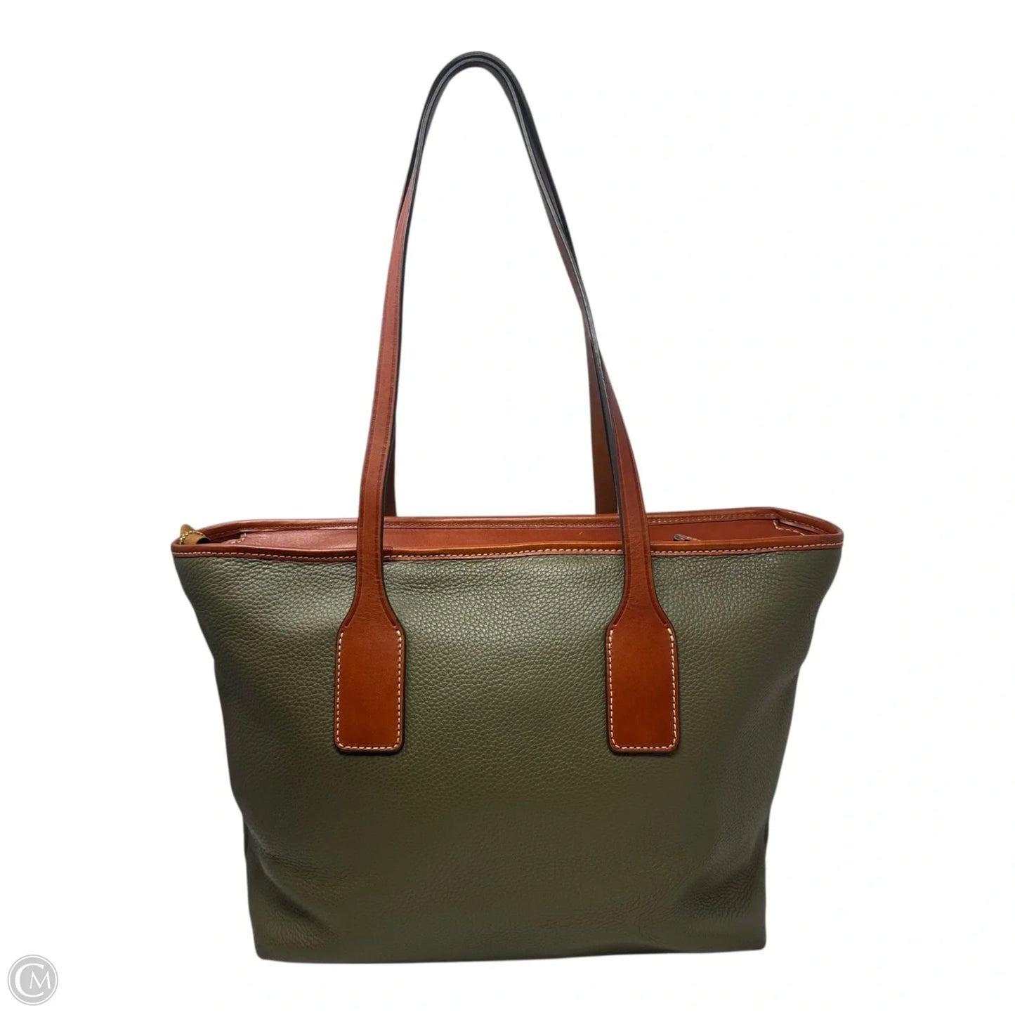 Double Pocket Tote Designer By Dooney And Bourke, Size: Large