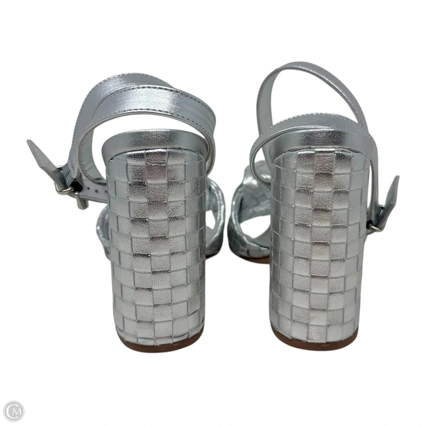 Kareena Knot Sandals By Schutz In Silver, Size: 8