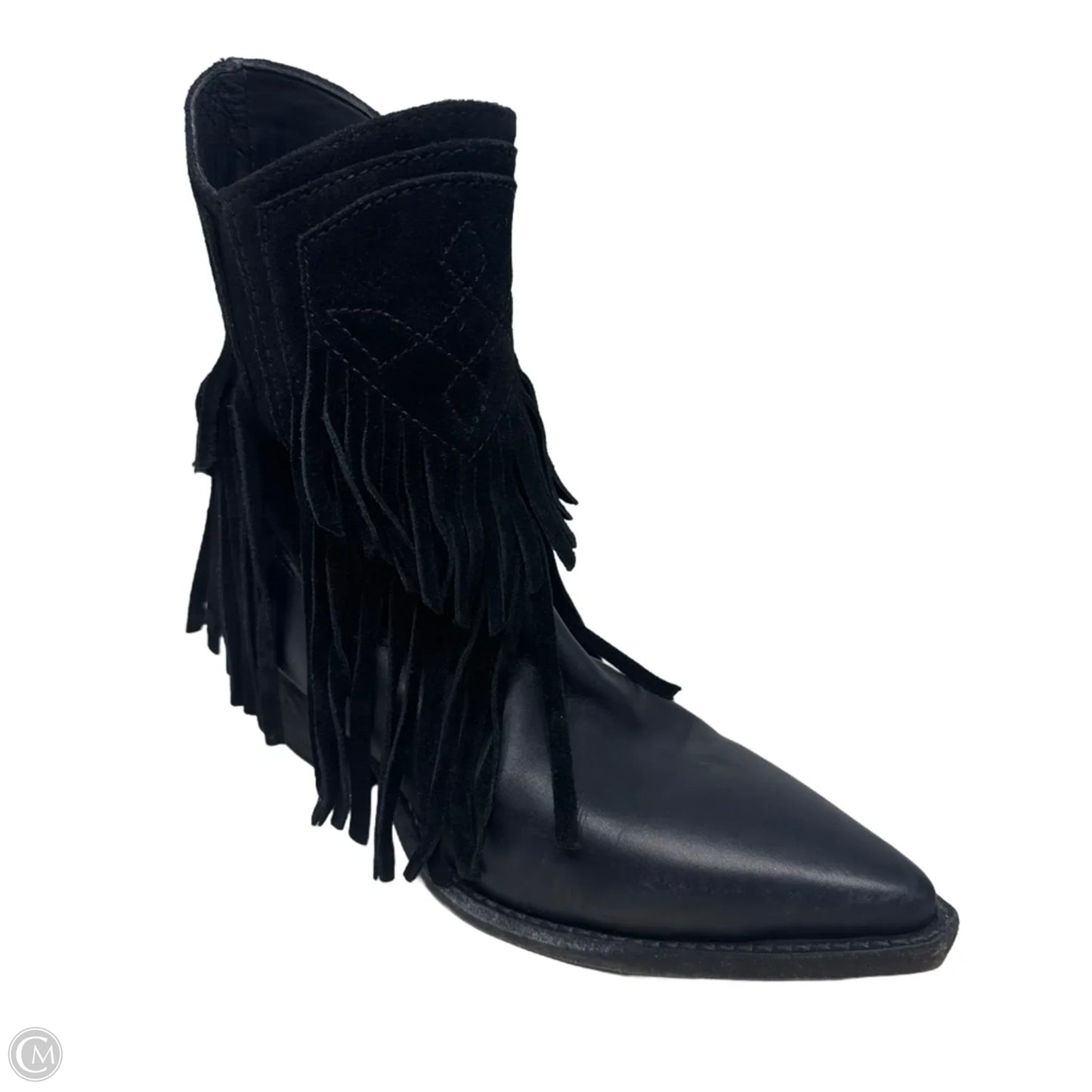 Lawless Fringe Western Boots By Free People In Black, Size: 7