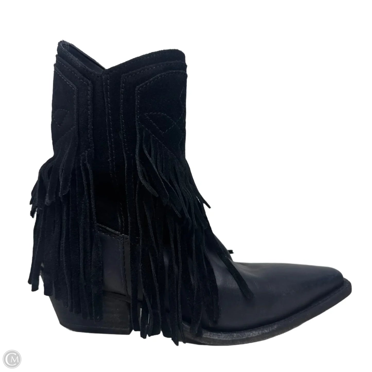 Lawless Fringe Western Boots By Free People In Black, Size: 7