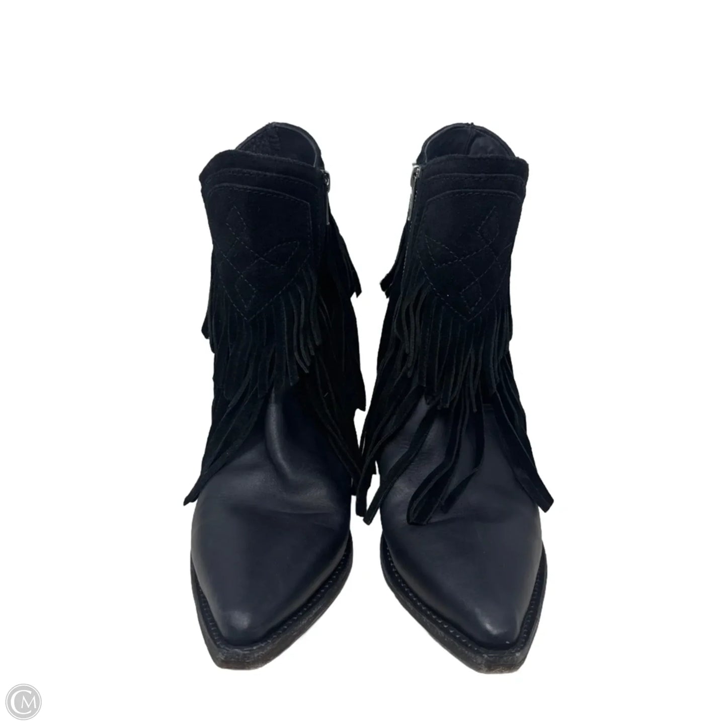 Lawless Fringe Western Boots By Free People In Black, Size: 7