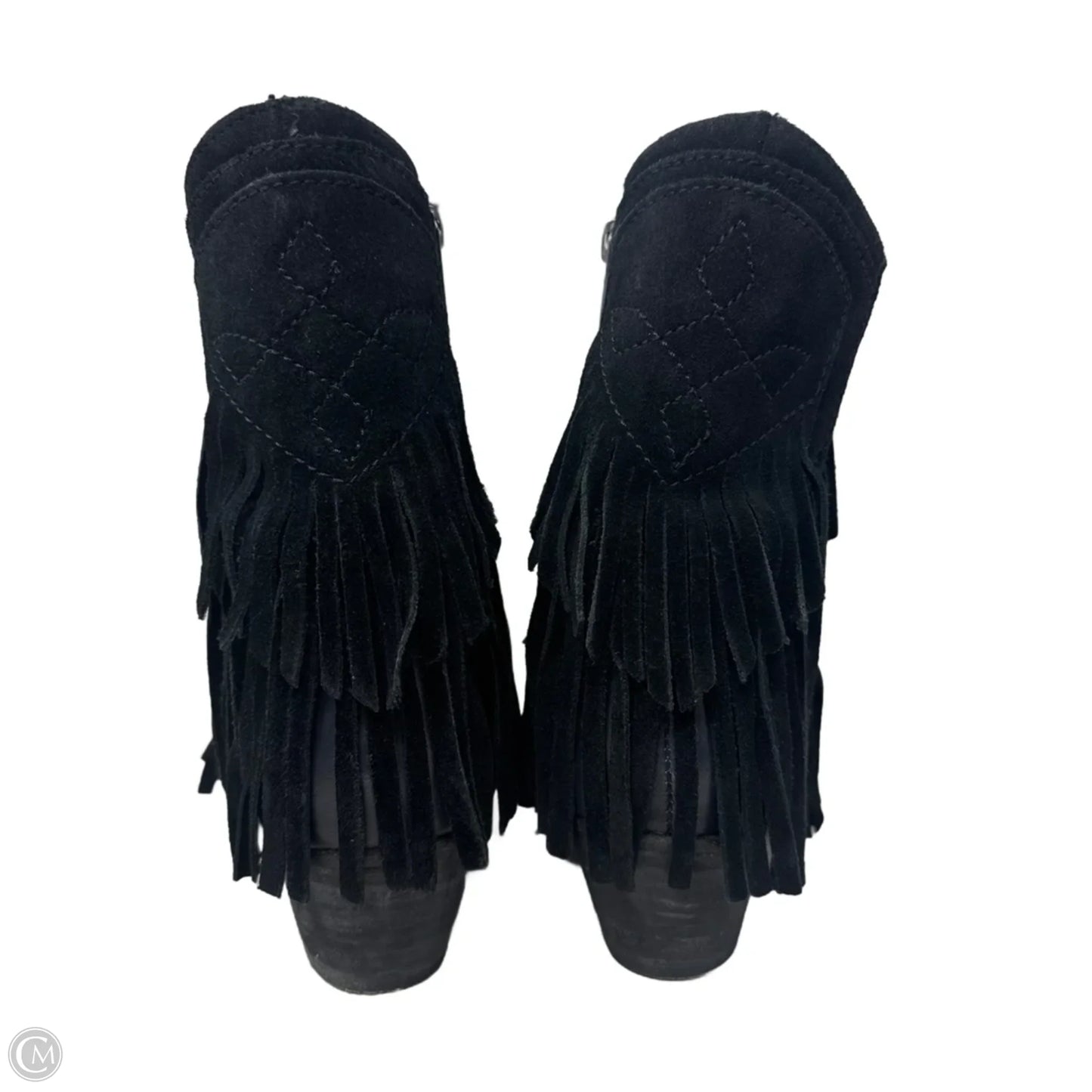 Lawless Fringe Western Boots By Free People In Black, Size: 7