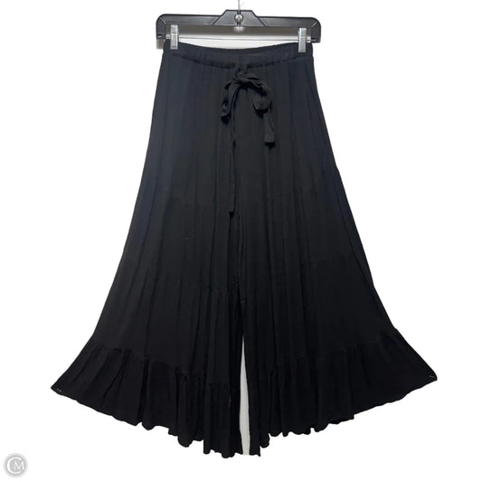 Tiered Pants Wide Leg By Three Bird Nest In Black, Size: S