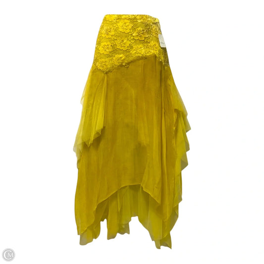 Skirt Maxi By Brenda Knight x Free People In Yellow, Size: Xs
