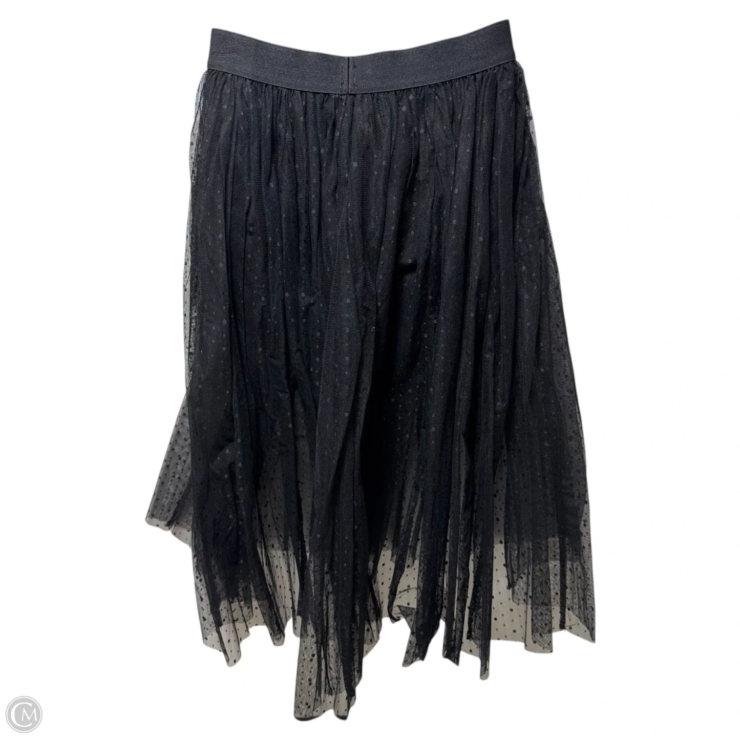 Skirt Midi By Free People In Black Polkadots, Size: S