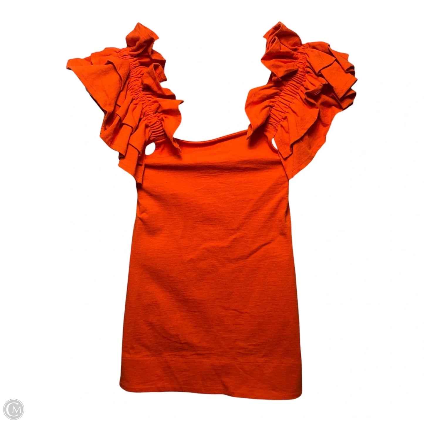 Josie Mini Dress By Free People Beach In Tangerine Tango, Size: Xs