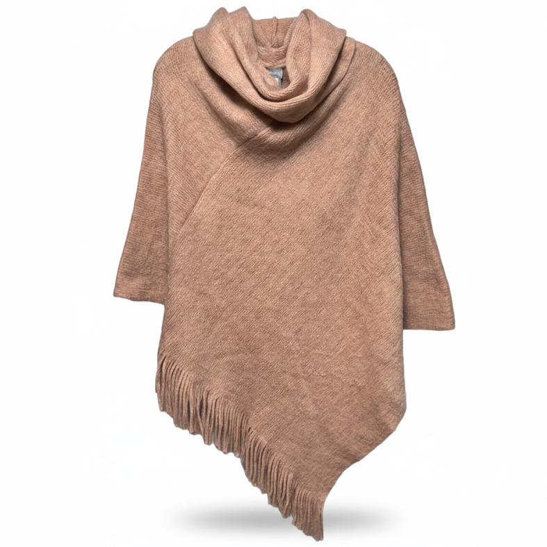 Metallic Poncho By Chicos In Pink, Size: Osfm