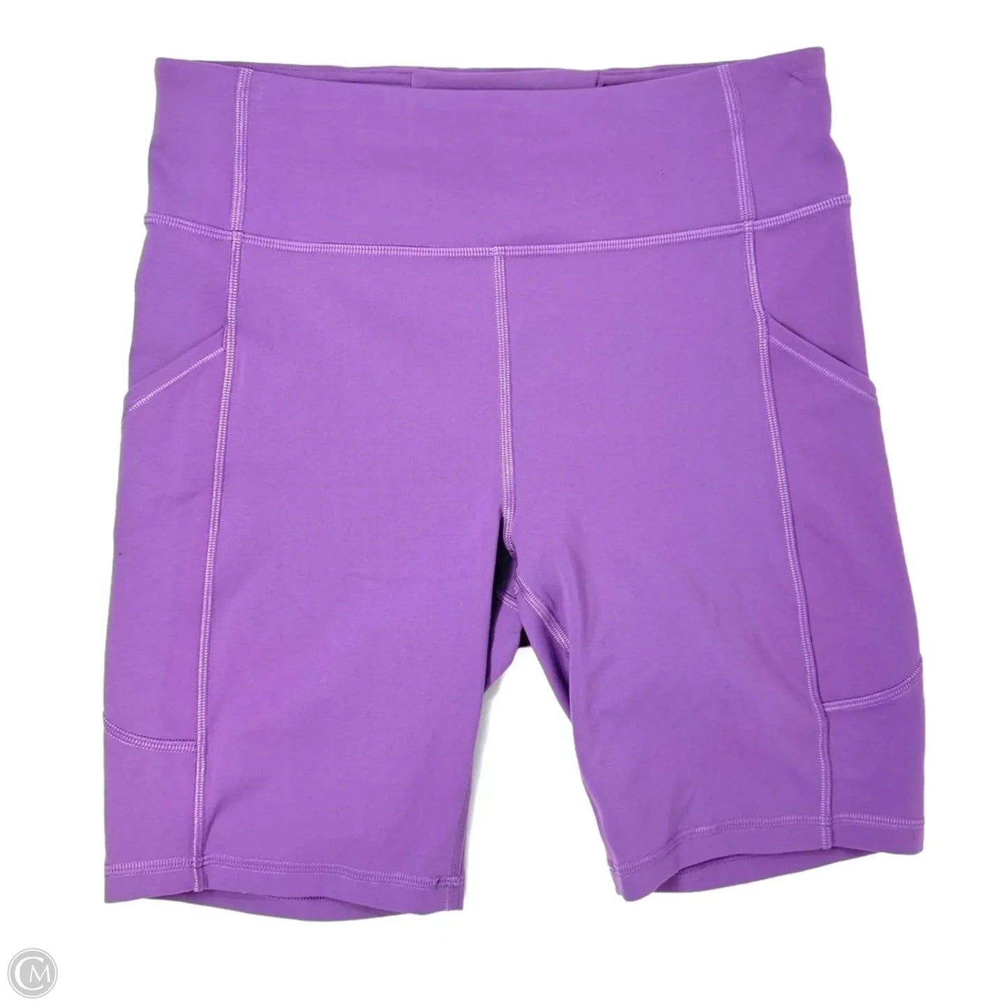 Athletic Shorts By Lululemon In Purple, Size: 8