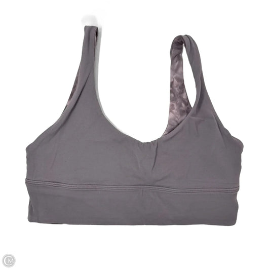 Reversible Athletic Bra By Lululemon In Grey & Pink, Size: 10