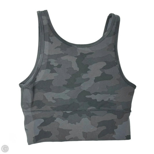 Athletic Tank Top By Lululemon In Camouflage Print, Size: M