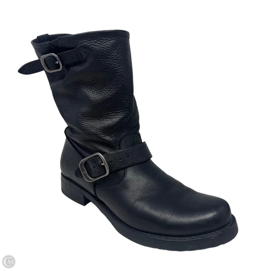 Veronica Boots Designer By Frye In Black, Size: 9