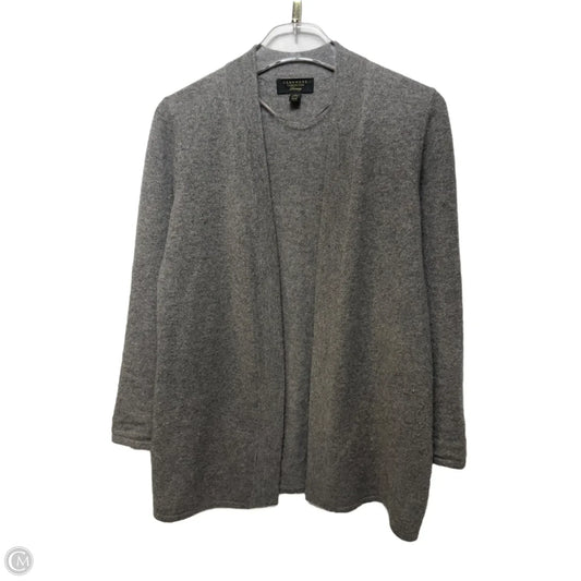 Sweater Cardigan Cashmere By Charter Club In Grey, Size: S