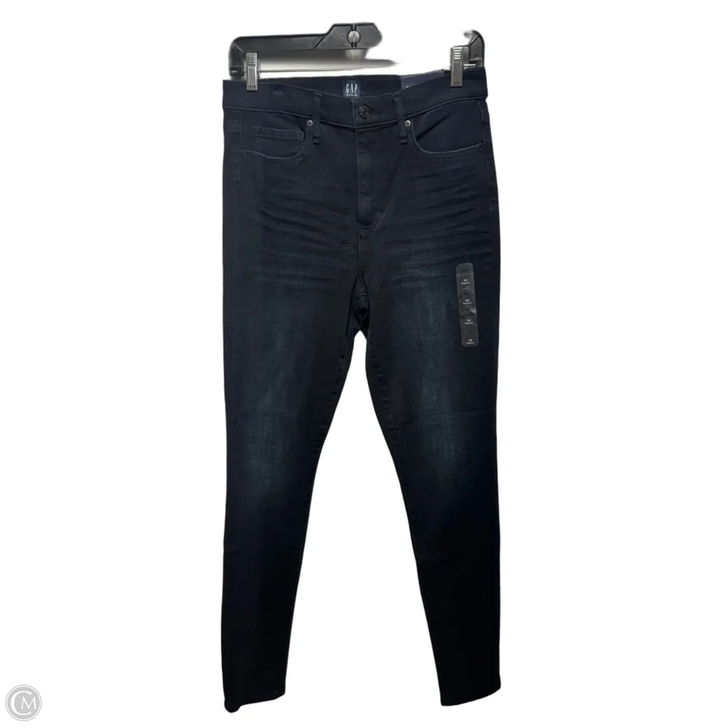 Super High Rise Skinny Jeans By Gap In Blue Denim, Size: 8/29