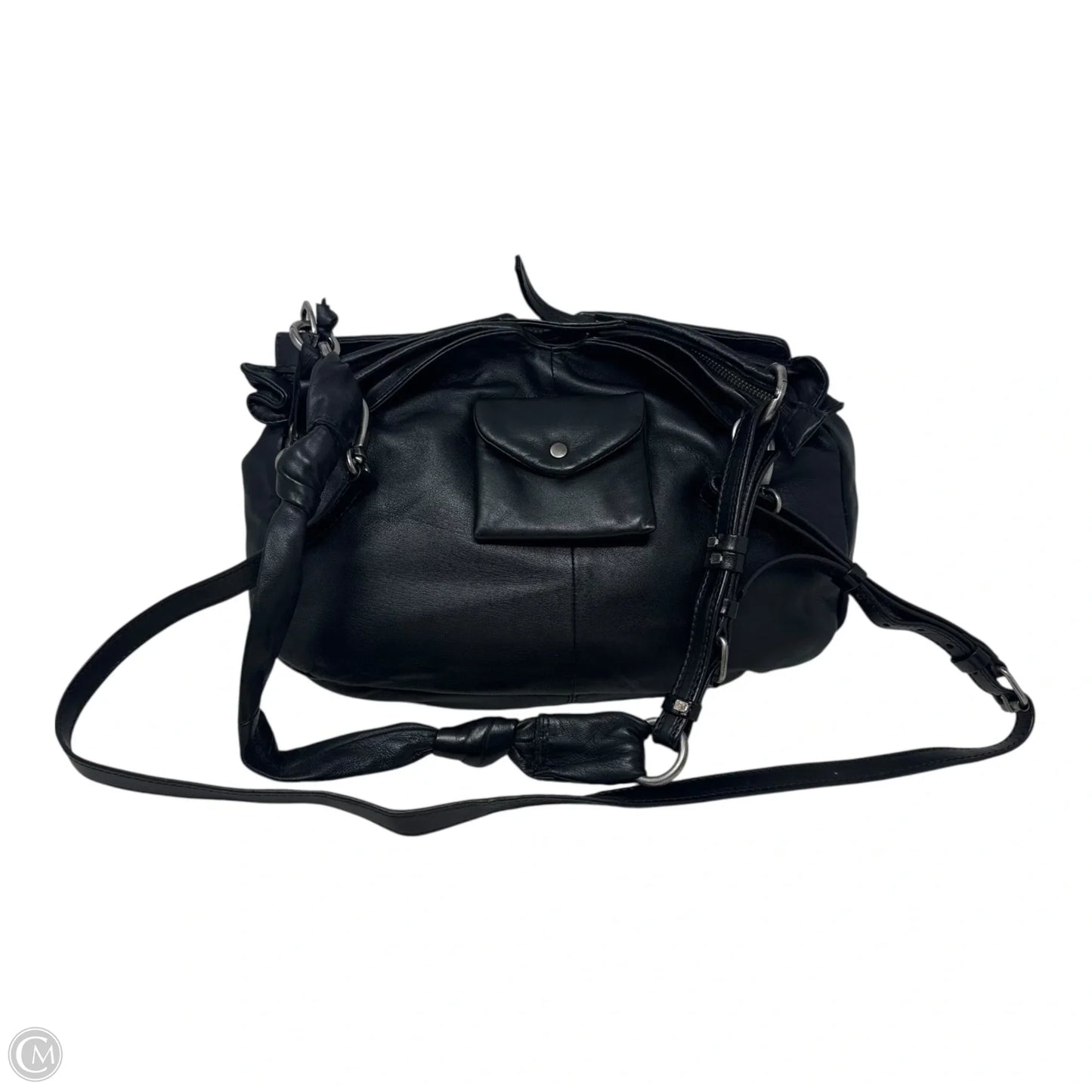 Woven Leather Handbag By Martina Caponi, Size: Medium