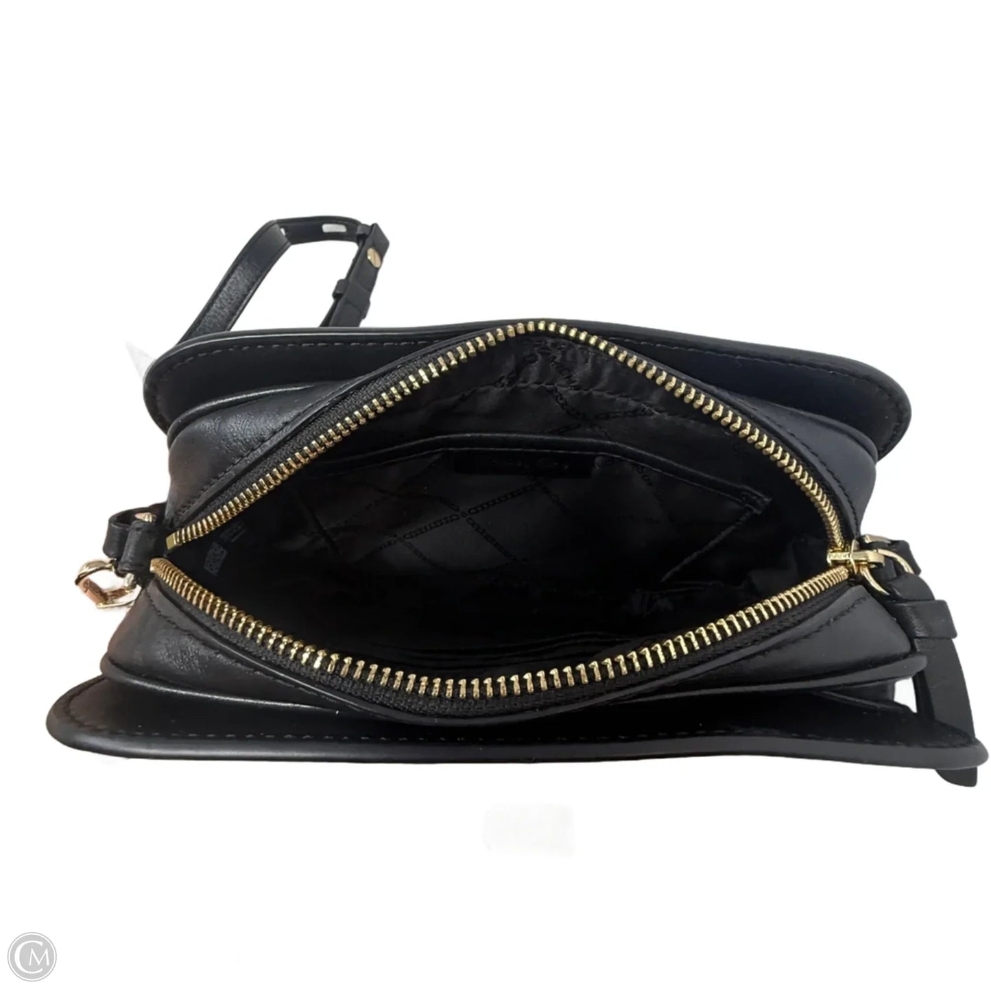 Carmen Saffiano Leather Crossbody Bag Designer By Michael Kors, Size: Medium