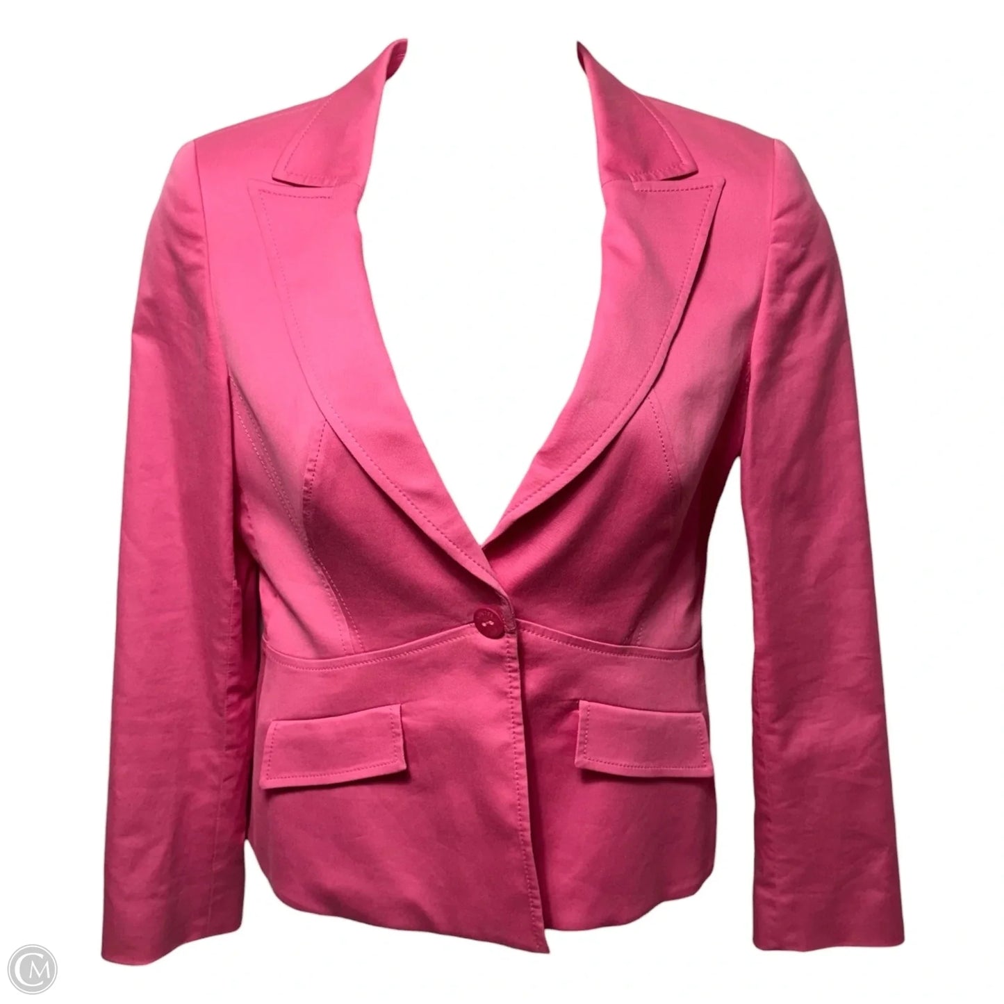 Blazer Designer By Escada In Pink, Size: M