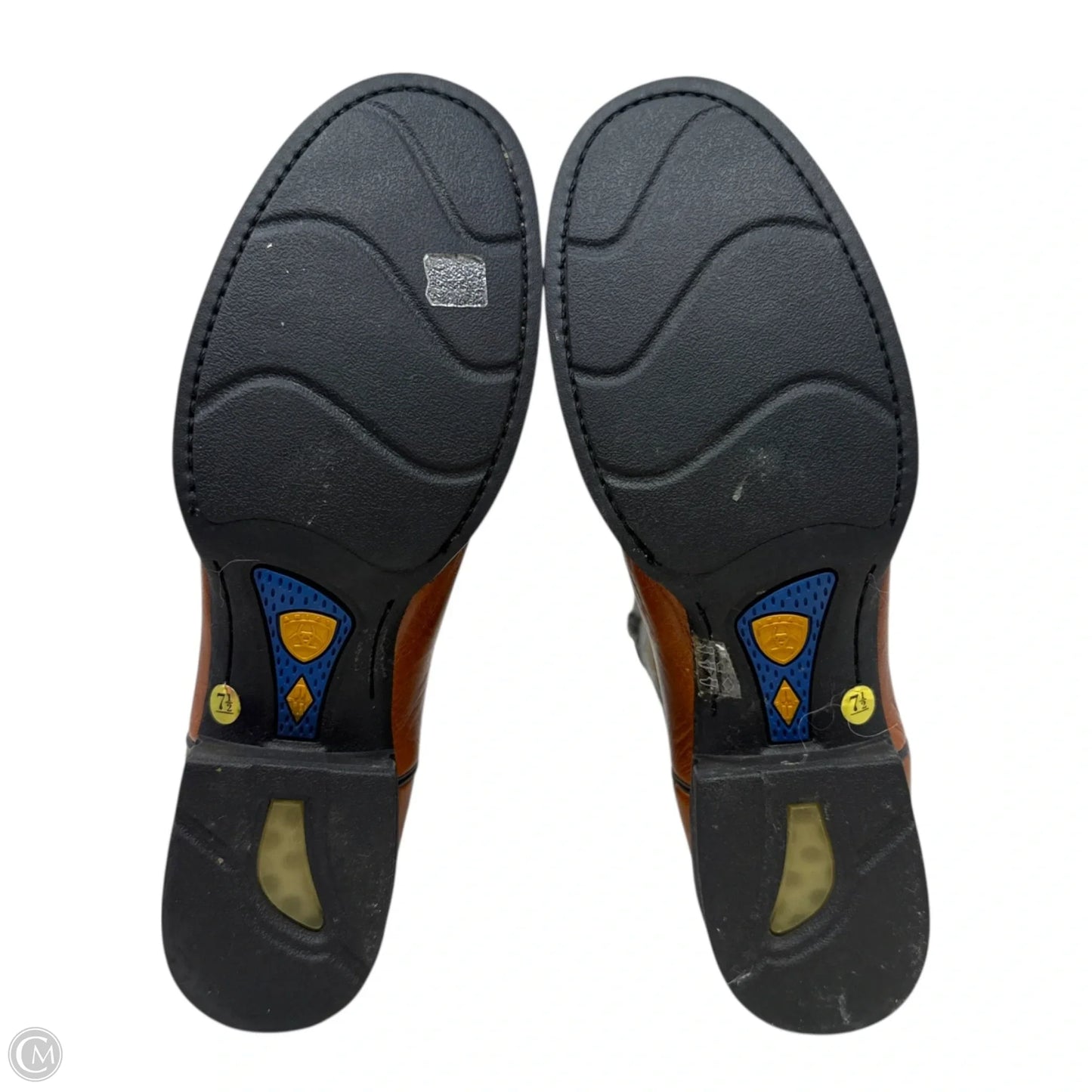 Amos Western Boots By Ariat In Black & Brown, Size: 7.5