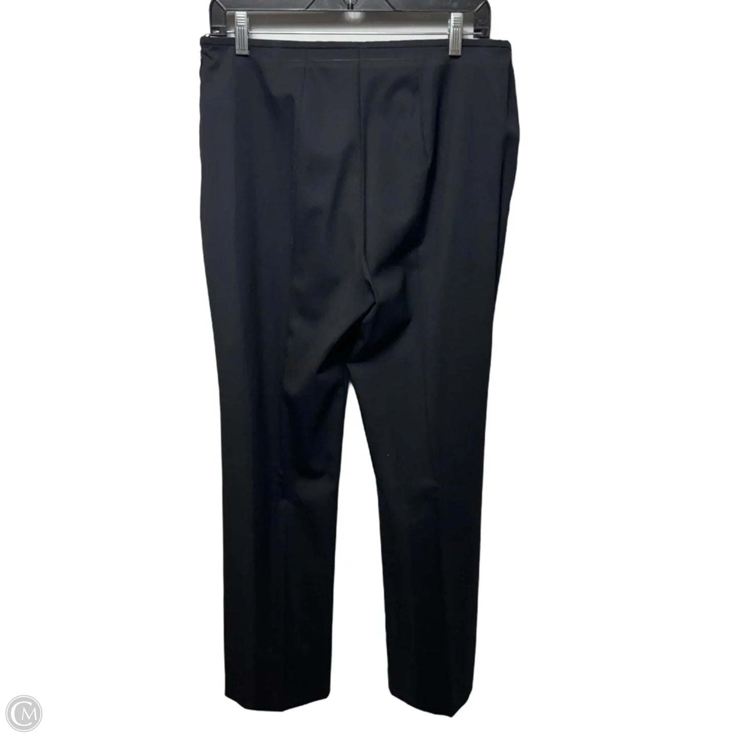 Wool Pants Designer By Escada In Black, Size: 12 (42 EU)