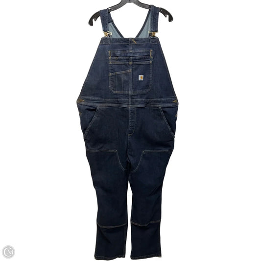 Overalls By Carhartt In Blue Denim, Size: XXL Tall