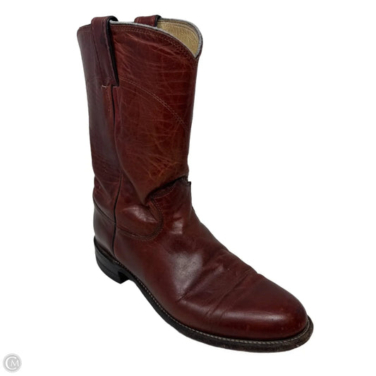 Ana Roper Western Boots By Justin In Brown, Size: 7.5
