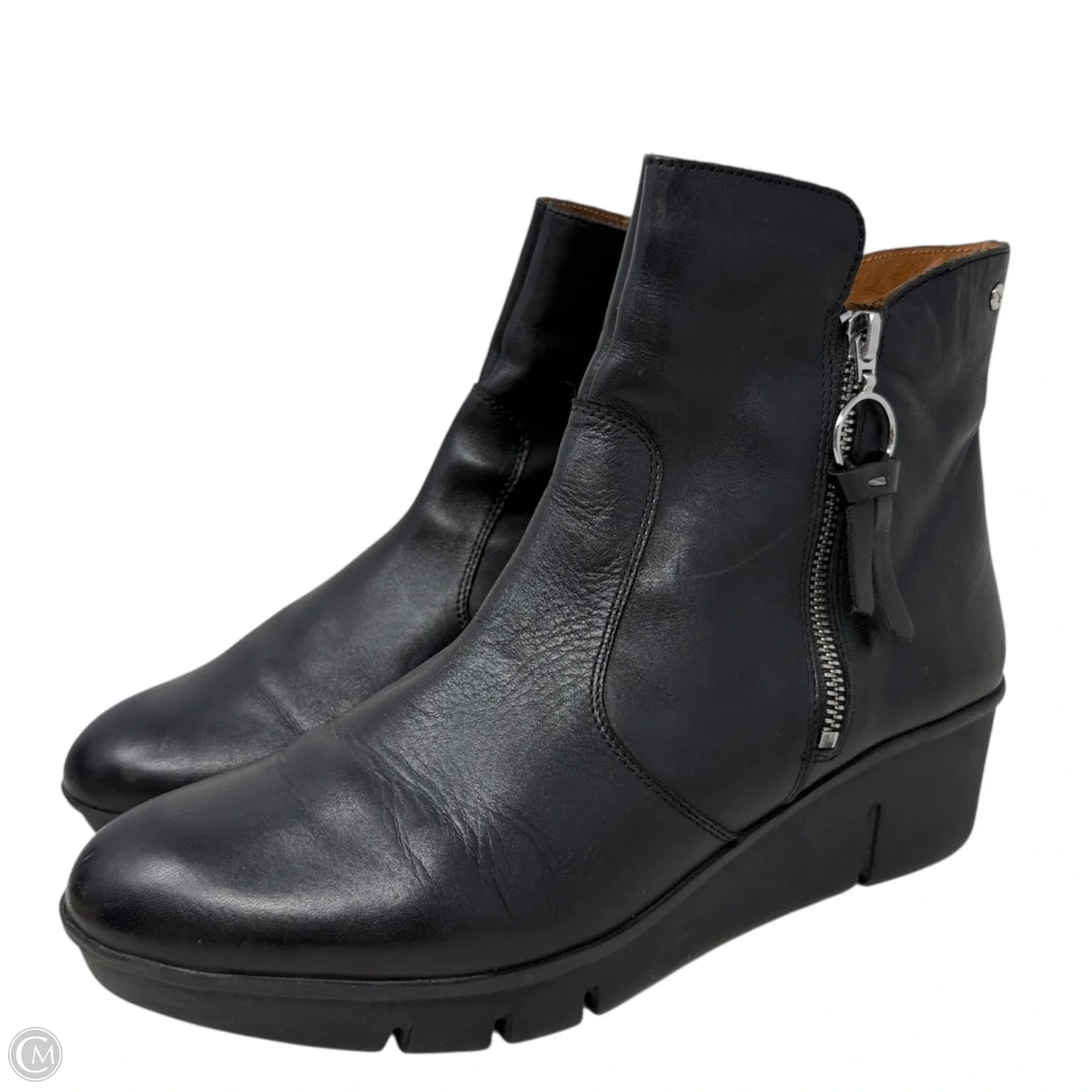 Balerma Wedge Booties By Pikolinos In Black, Size: 11.5