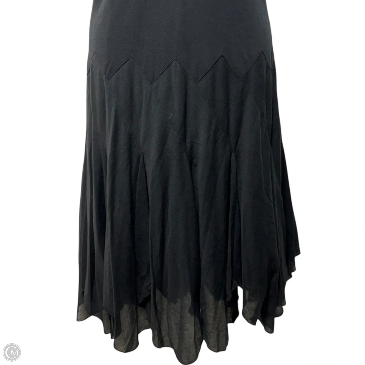 Dress Casual Midi By Polo Ralph Lauren In Black, Size: M