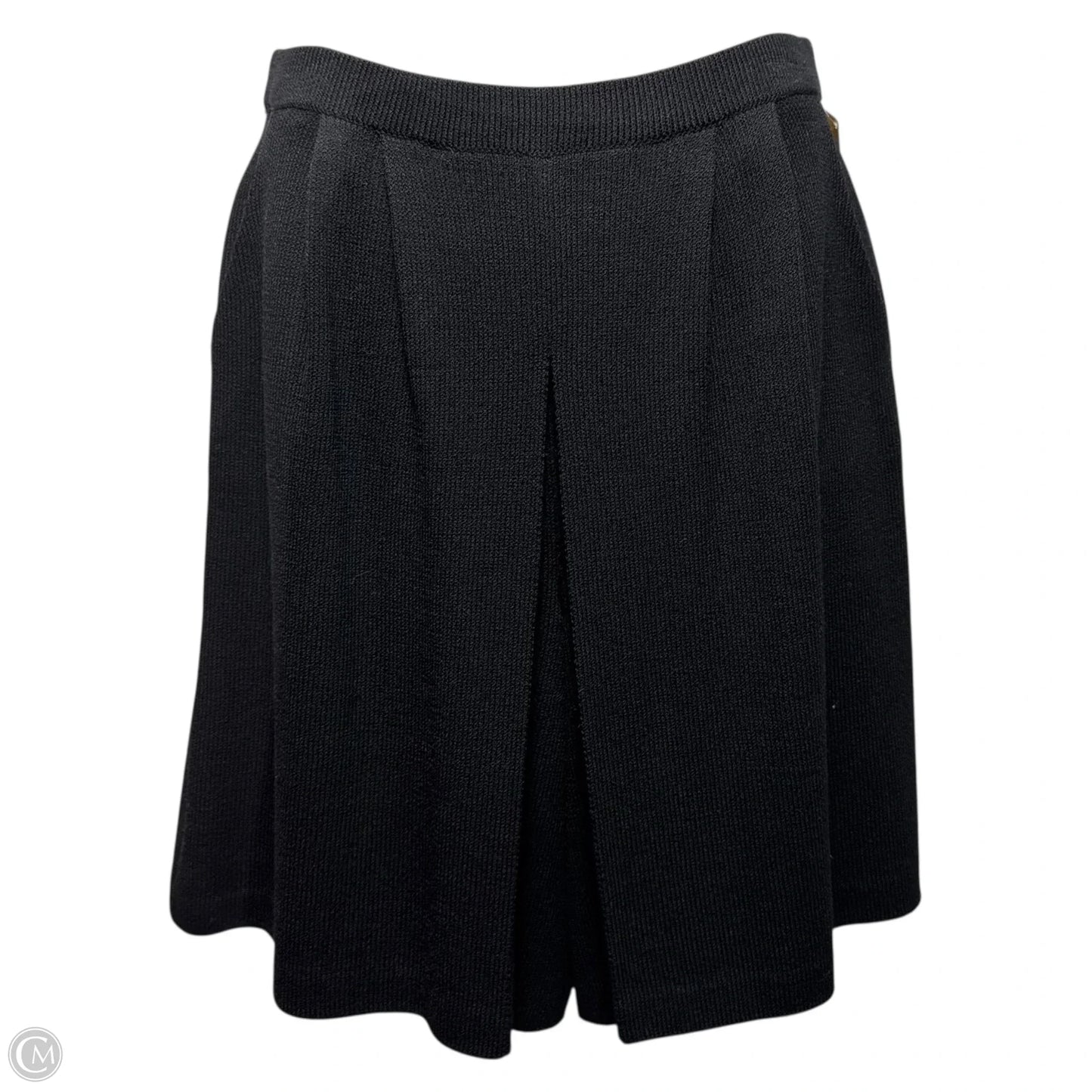 Knit Shorts Luxury Designer By St John Collection In Black, Size: 10
