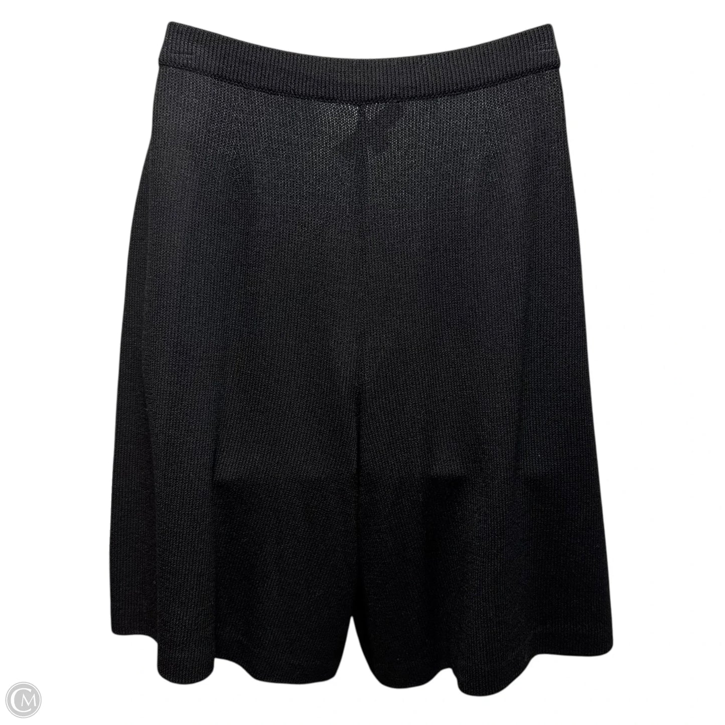 Knit Shorts Luxury Designer By St John Collection In Black, Size: 10