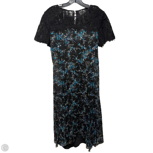 Lace Trim Dress Party Midi By Lk Bennett In Floral Print, Size: 8