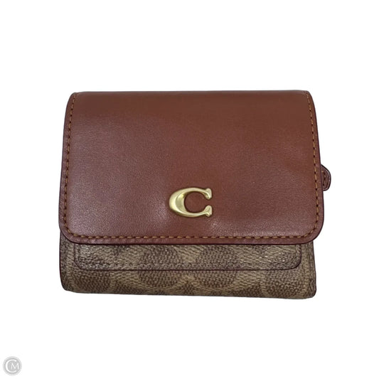 Trifold Wallet Designer By Coach, Size: Small