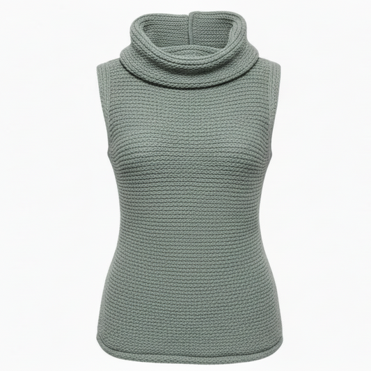Turtleneck Sweater Tank By Pilcro In Aqua, Size: M