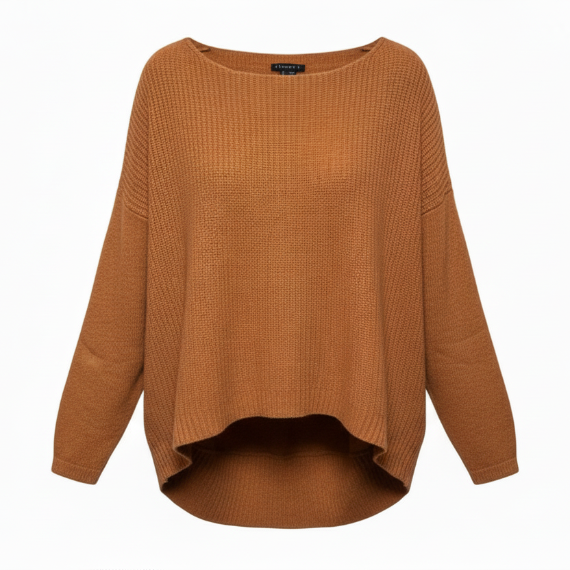 Wool Sweater By Theory In Orange, Size: S