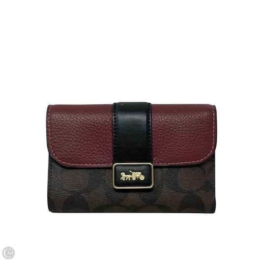 Signature Medium Grace Wallet Designer By Coach, Size: Medium