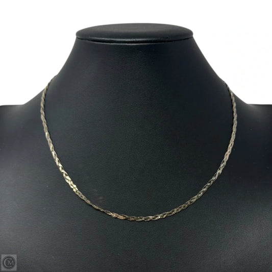 Braided Sterling Silver Chain Necklace