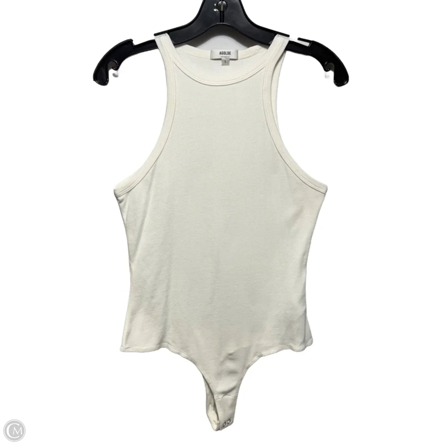 Bodysuit By Agolde In Cream, Size: L