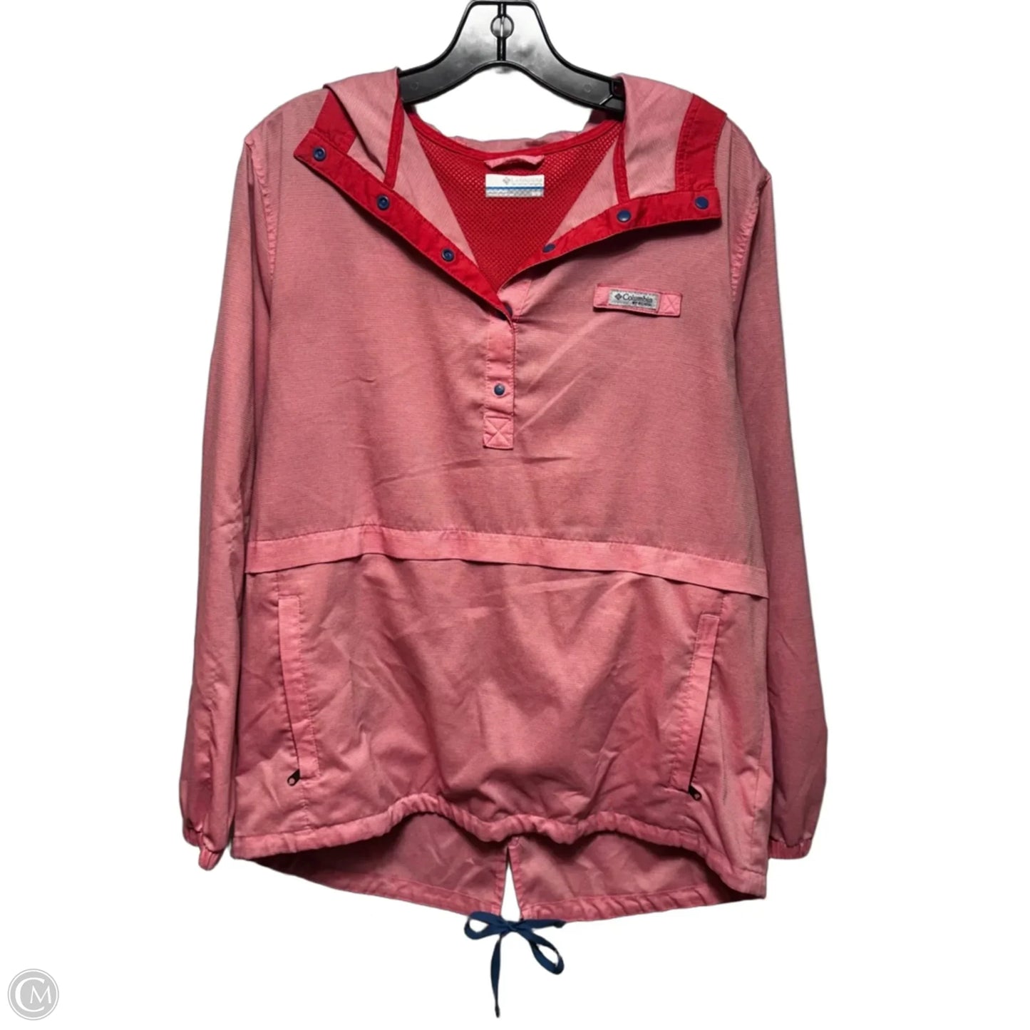 Jacket Windbreaker By Columbia In Pink, Size: M