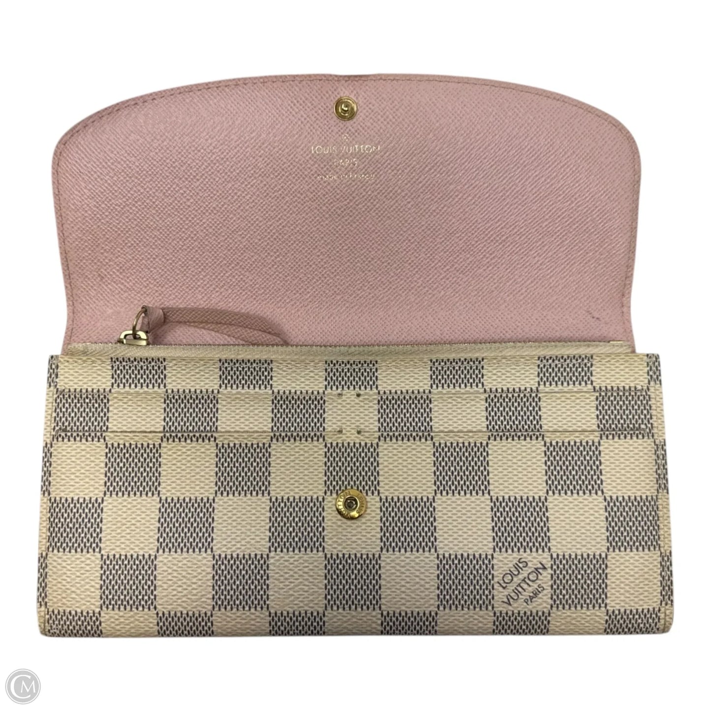 Emilie Damier Azur Wallet Luxury Designer By Louis Vuitton, Size: Medium