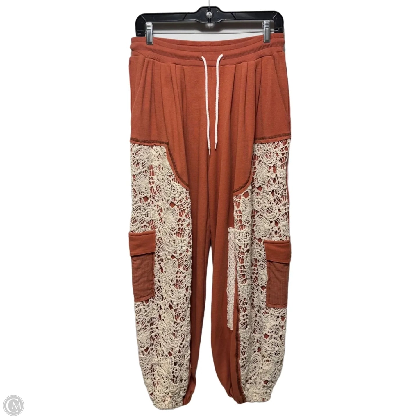 Pants Joggers By Pol In Orange, Size: S